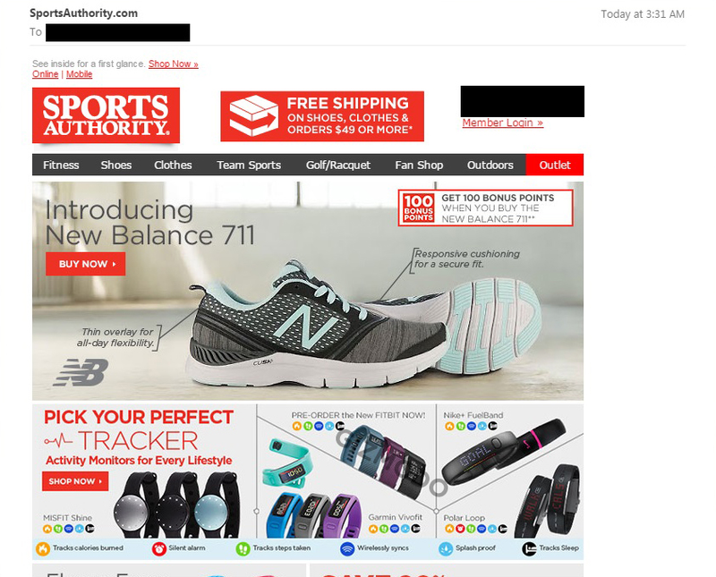 Illustration for article titled Fitbit Charge, Charge HR, and Surge Leak Again in Sports Authority Ad